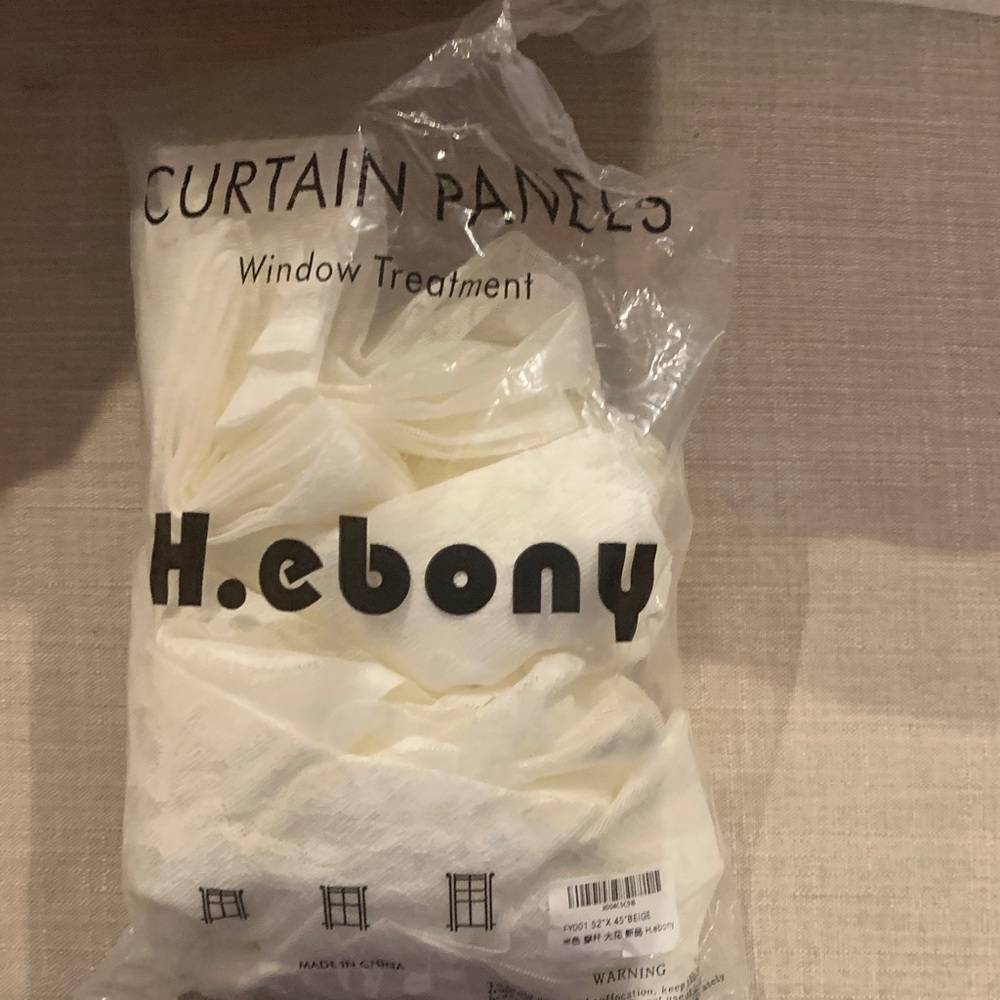 Cream Curtain Panels